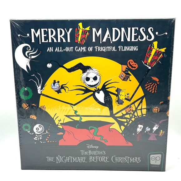Tim Burton’s The Nightmare Before Christmas Merry Madness Dice Board Game Jack - Picture 1 of 6